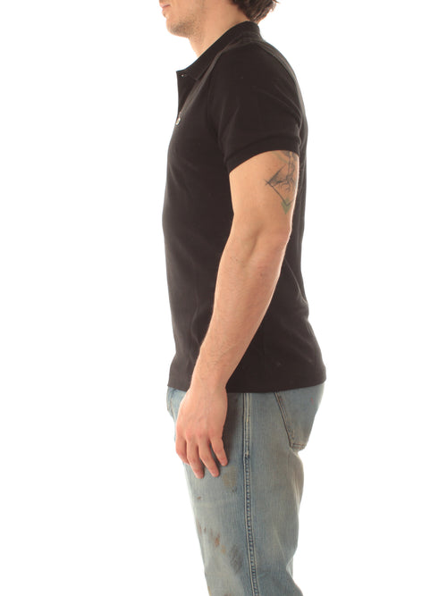 Lacoste polo regular fit da uomo noir,DH2050