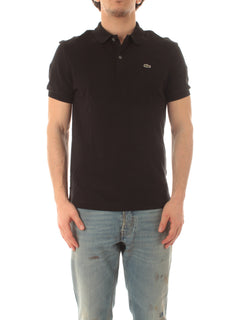Lacoste polo regular fit da uomo noir,DH2050