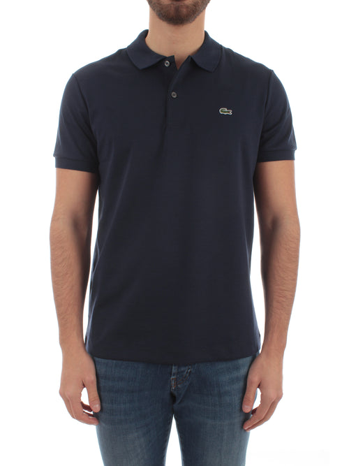 Lacoste polo regular fit da uomo bleu marine,DH2050