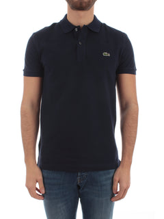 Lacoste polo slim da uomo bleu marine