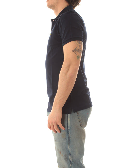 Lacoste polo slim da uomo bleu marine