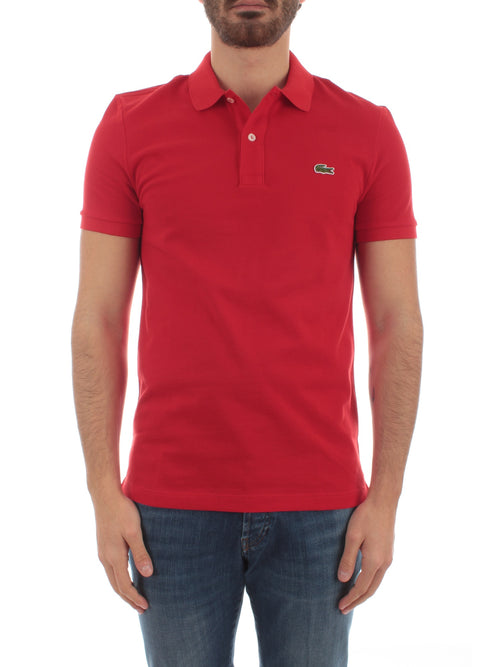 Lacoste polo slim da uomo rouge