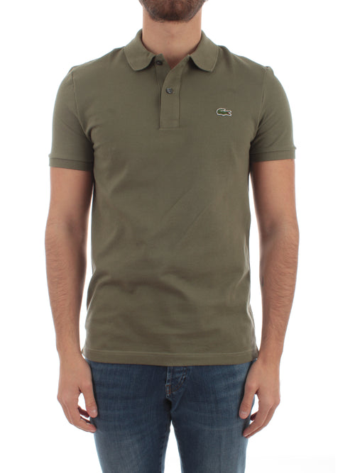 Lacoste polo slim da uomo vert kaki,PH4012