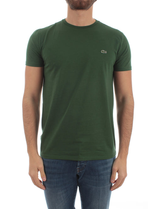 Lacoste T-shirt girocollo da uomo vert, TH6709