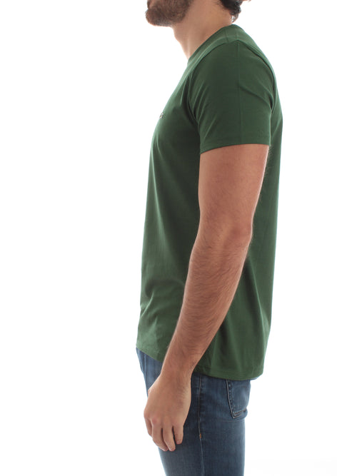 Lacoste T-shirt girocollo da uomo vert, TH6709