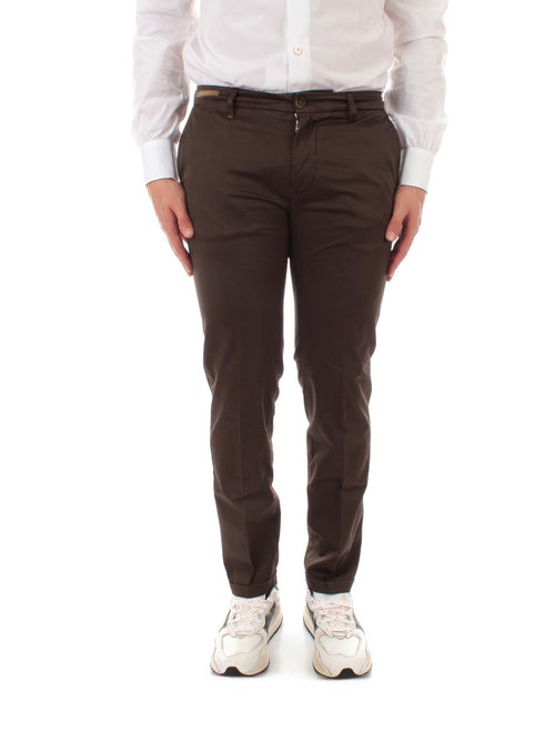 Re-Hash MUCHA pantalone chino da uomo marrone,P249 2390