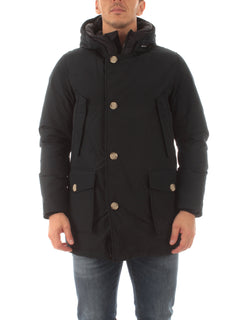 Woolrich ARCTIC PARKA con cappuccio melton blue da uomo,CFWOOU0483MRUT0001