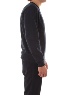 Lacoste felpa jogger in cotone spazzolato da uomo blu