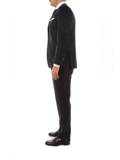 Kiton abito monopetto da uomo blu