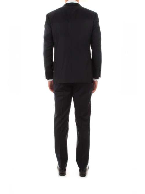 Kiton abito monopetto da uomo blu