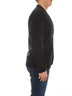 Aspesi blazer paperino in nylon navy da uomo