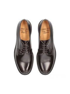 Mille 885 scarpa stringata BOSTON suola liscia da uomo testa di moro