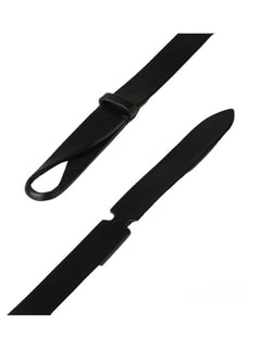 Orciani cintura Nobuckle in pelle da uomo nero