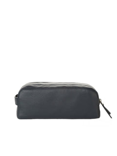 Orciani beauty case Micron in pelle navy da uomo