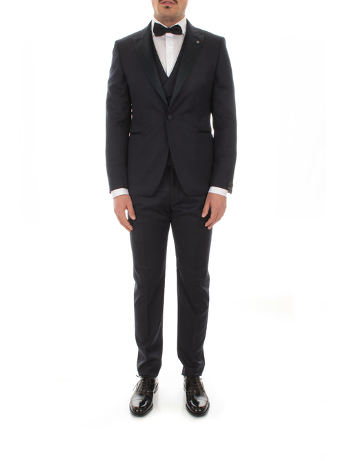 Tagliatore smoking da uomo blu