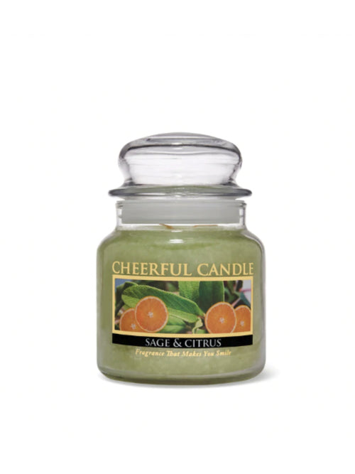 CHEERFUL CANDLE SAGE & CITRUS 16oz