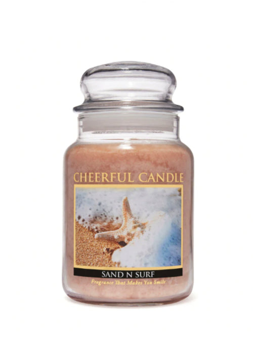 CHEERFUL CANDLE SAND N SURF 24oz