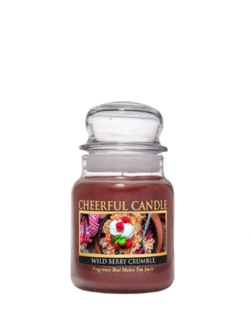 CHEERFUL CANDLE WILD BERRY CRUMBLE 6 OZ