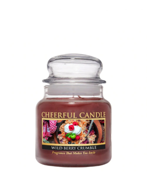 CHEERFUL CANDLE WILD BERRY CRUMBLE  16oz