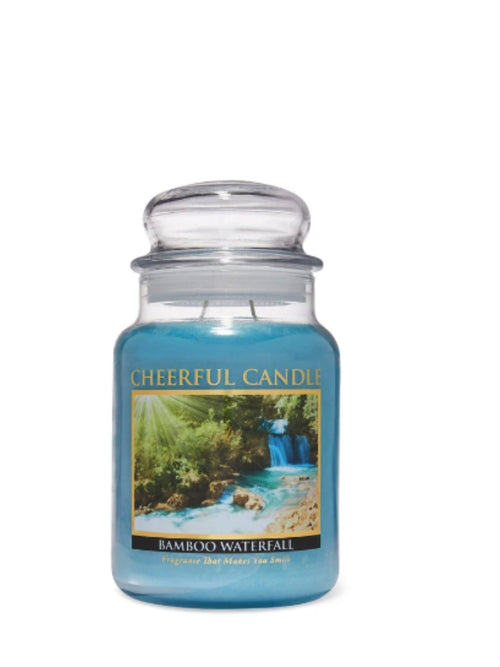 CHEERFUL CANDLE BAMBOO WATERFALL 24 OZ