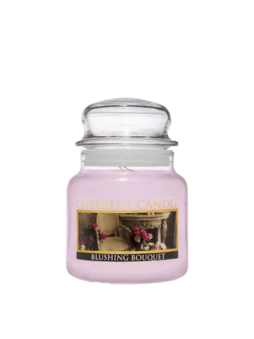 CHEERFUL CANDLE BLUSHING BOUQUET 16 OZ