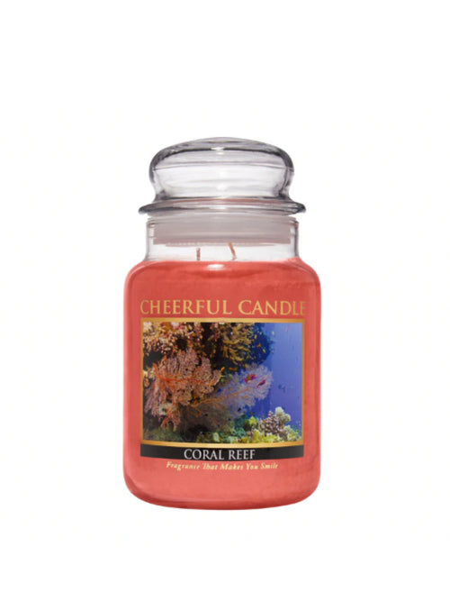 CHEERFUL CANDLE CORAL REEF 24 OZ