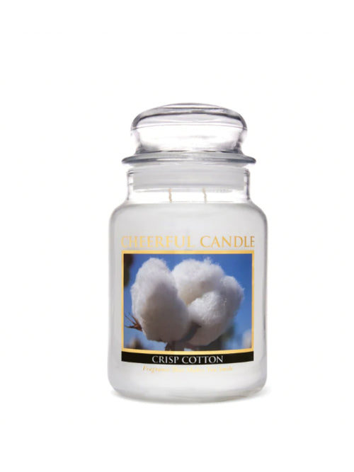 CHEERFUL CANDLE CRISP COTTON 24 OZ