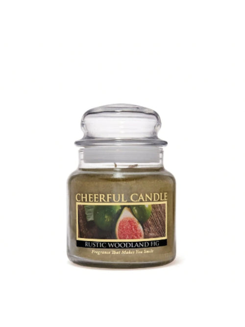 CHEERFUL CANDLE RUSTIC WOODLAND FIG 16 OZ