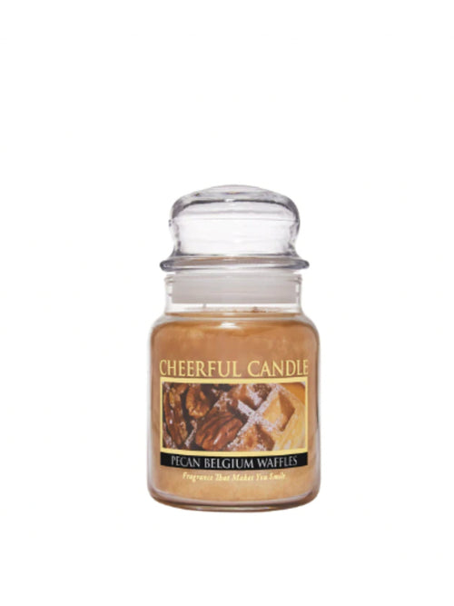 CHEERFUL CANDLE PECAN BELGIUM WAFFLES 6 OZ