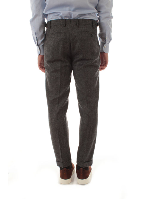 Berwich Retro Merino Wool Herringbone da uomo grey