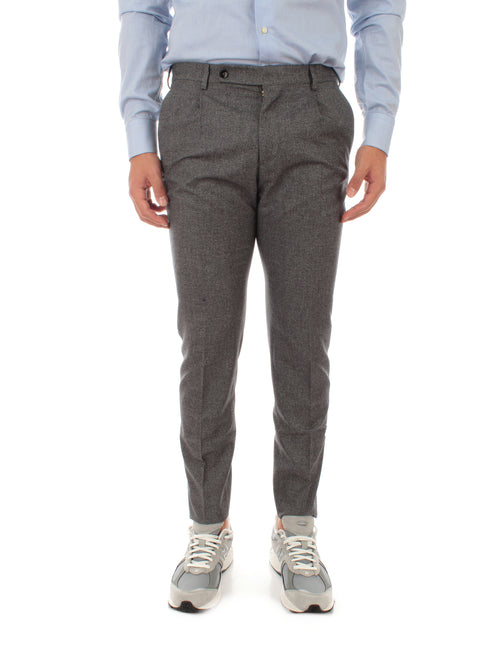 Berwich Morello1P Pantalone cotton saxony da uomo gery