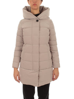 Woolrich Puffy Prescott Parka in Urban Touch da donna light taupe