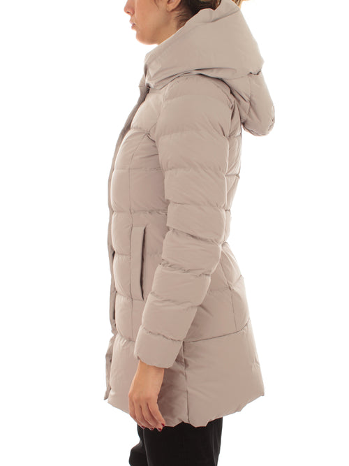 Woolrich Puffy Prescott Parka in Urban Touch da donna light taupe