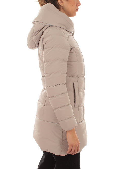 Woolrich Puffy Prescott Parka in Urban Touch da donna light taupe