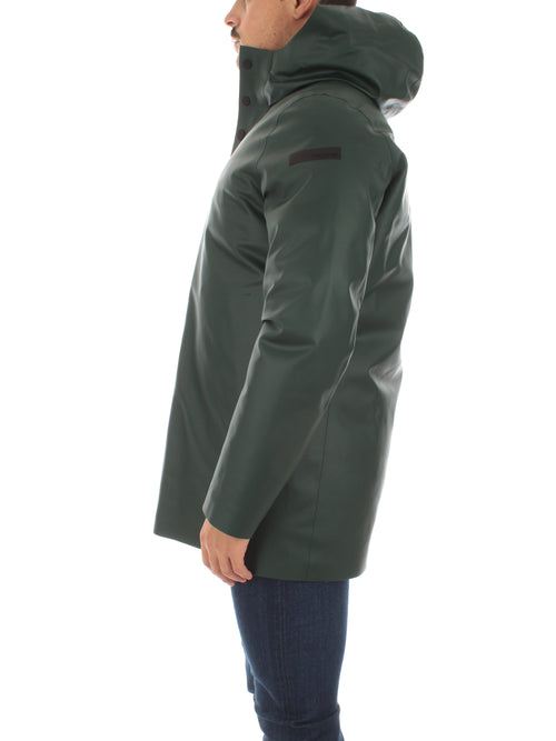 RRD-Roberto Ricci Designs JKT RUBBER DOUBLE PARKA verde pino da uomo,WES007