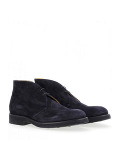 Mille885 Sahara polacchina scamosciata da uomo blu navy