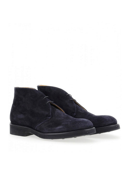 Mille885 Sahara polacchina scamosciata da uomo blu navy