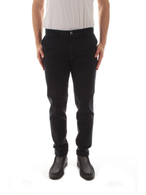 Re-Hash MUCHA pantalone chinos dark blue da uomo