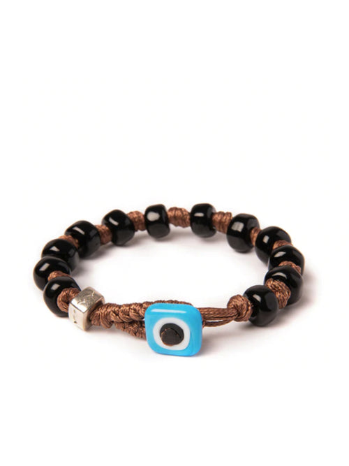 Aua bracciale vetro multicolore unisex,STROMBOLI DI NOTTE