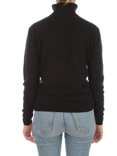 T by Cashmere maglia dolcevita in puro cashmere da donna black