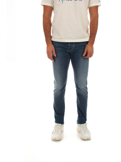 Jacob Cohen Lenny jeans con tasca America da uomo blu medio