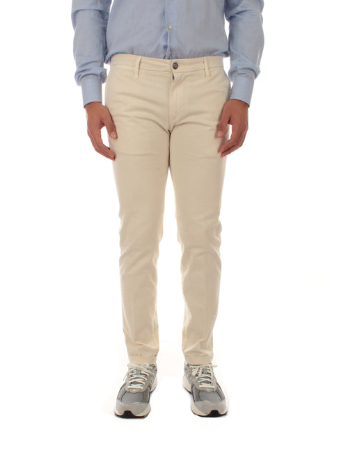 Re-Hash MUCHA pantalone chinos off white da uomo