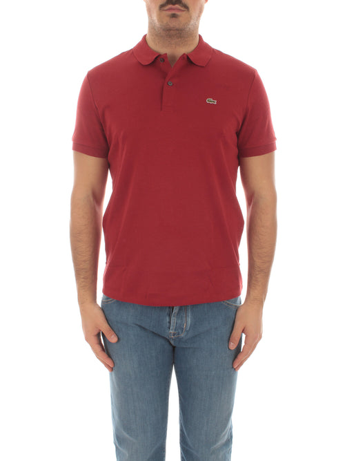 Lacoste polo regular fit da uomo bordeaux