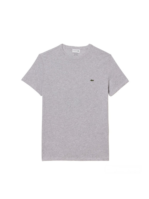 Lacoste T-shirt girocollo da uomo gris chine