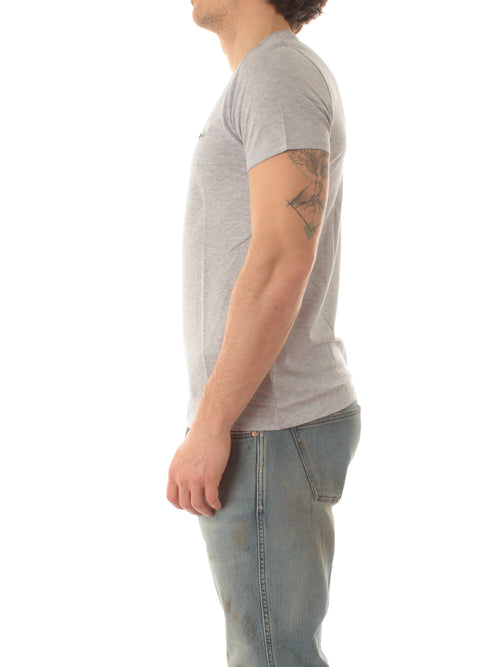 Lacoste T-shirt girocollo da uomo gris chine