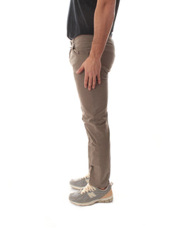 Jacob Cohen pantaloni scott cropped carrot slim da uomo tortora
