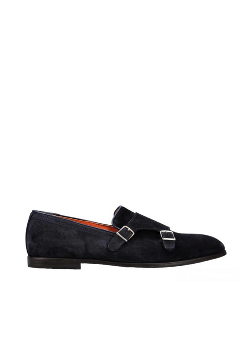 Mille 885 SIMON mocassino in suede da uomo deep navy