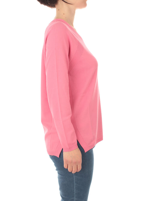 Marina Rinaldi Sport Pamir maglia in filato di viscosa da donna rosa