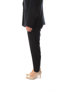 Persona by Marina Rinaldi Reggina pantalone in cady da donna blu navy