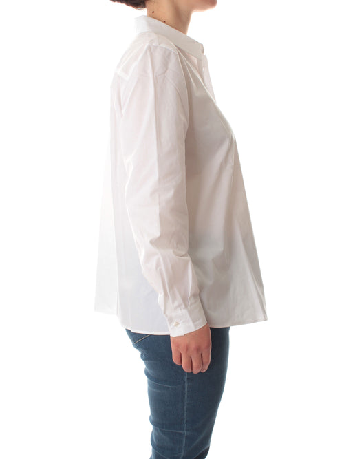 Persona By Marina Rinaldi BIANCO camicia in popeline da donna bianco ottico